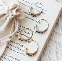 עגילי זהב יוקרתיים