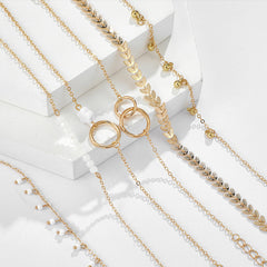 חבילת צמידי זהב