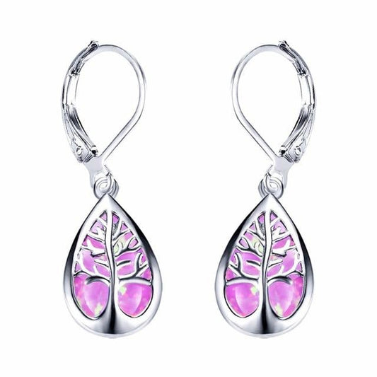 עגילי עץ החיים באופל ובכסף